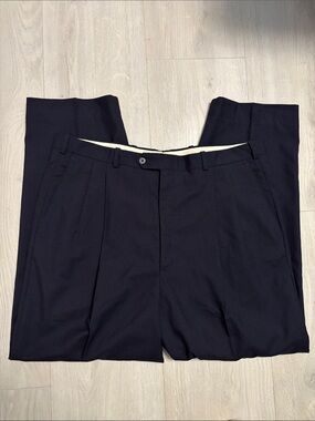 🔥BUNDLESALE Men's 39/30 JB Britches Nordstrom Pleated Dress Navy Pants Trousers